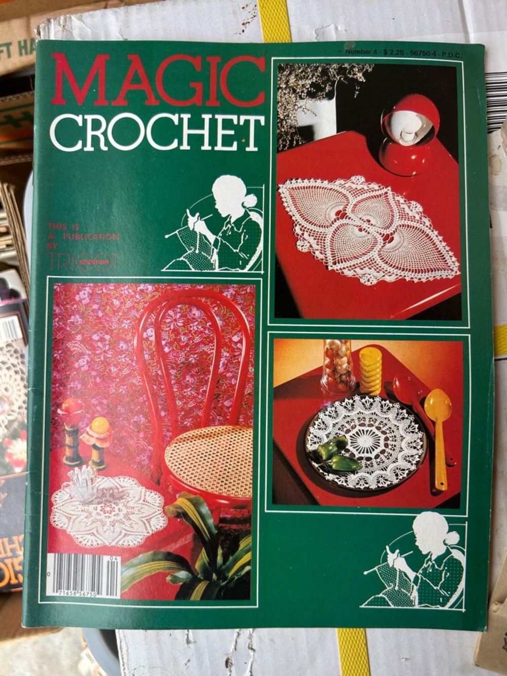 October 1983 issue of Magic Crochet magazine,